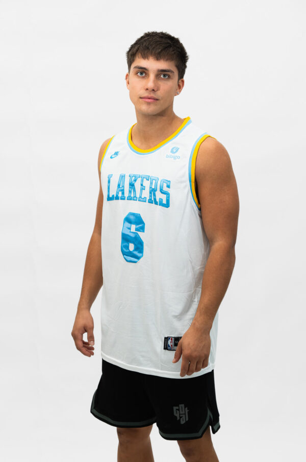 Camiseta Nike Lakers Retro - James - Imagen 3
