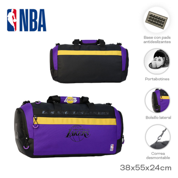 Bolso NBA oficial Los Angeles Lakers - Imagen 2