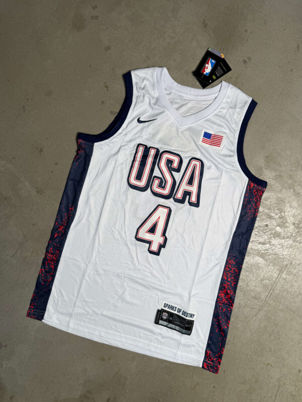 Camiseta Nike Team USA "24 - Curry (white) - Imagen 2