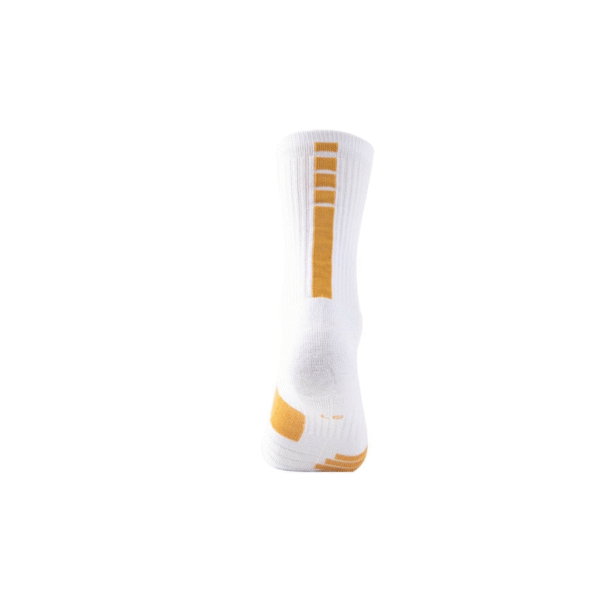 Medias Nike Elite NBA Crew Socks - White/Gold - Imagen 2