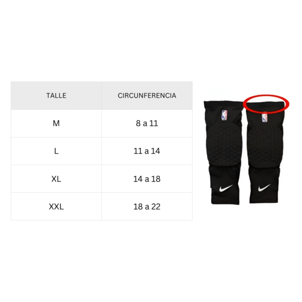 Rodilleras NBA blancas (por par) - Imagen 2