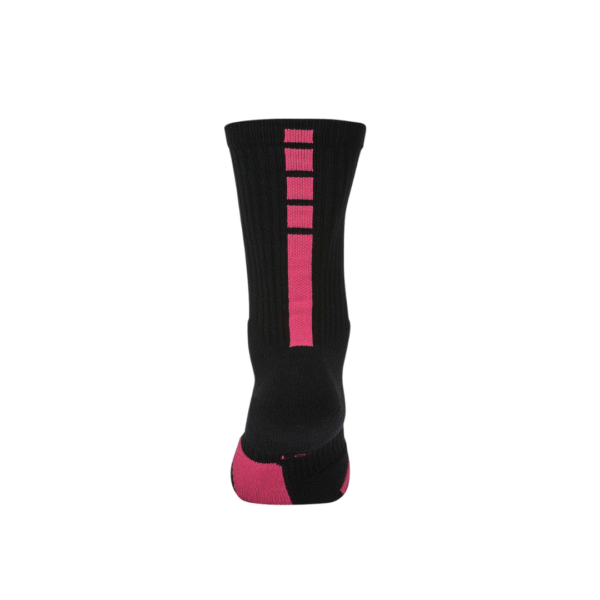 Medias Nike Elite NBA Crew Socks - Black/Pink - Imagen 3