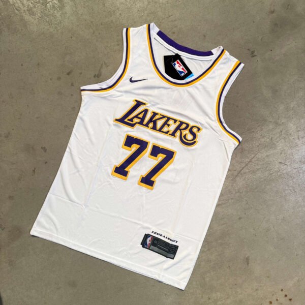 Camiseta Nike Lakers White - Doncic - Imagen 2